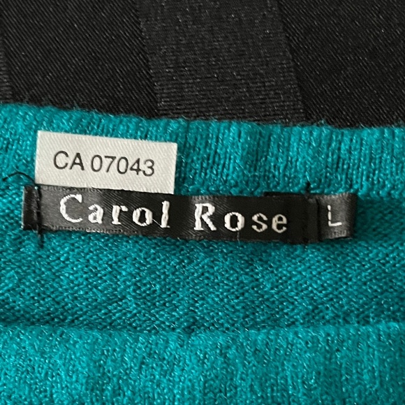 Carol Rose Knit Sleeveless Top. Size L - Picture 9 of 11